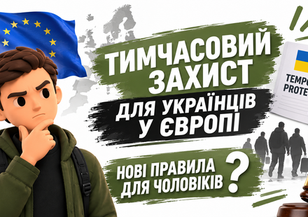 УКРАЇНЦІ В ЄВРОПІ: НОВІ ПРАВИЛА ДЛЯ ЧОЛОВІКІВ. ЧОМУ ЦЕ НЕСПРАВЕДЛИВО?